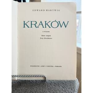 Kraków Edward Hartwig 1969 Polish Photo Book II Edition Architecture Vintage